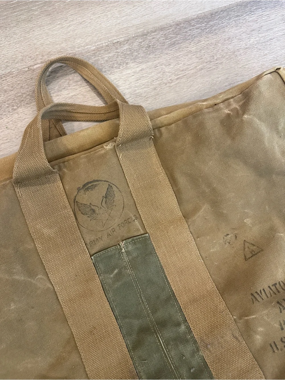 VTG World War II U.S. Army Air Forces Aviator Zipper Kit Bag (AN 6505-1)